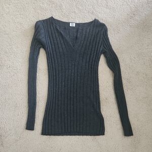 Toteme Ribbed Long Sleeve Sweater